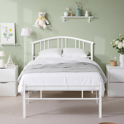 Twin Bed Frame Metal Platform Bed Frame with Headboard & Footboard,  Mattress Foundation ,No Box Spring Needed