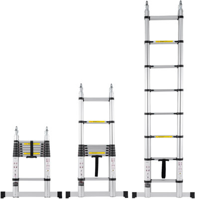 16 - Step Lightweight Folding Extension Ladder