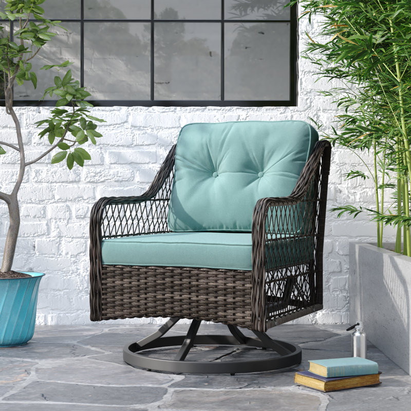 Fauteuil pivotant et oscillant Baecher, Brun, Gris foncé