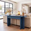 Console 63 pouces avec 2 tiroirs, tables d'entrée cannelées avec rangement-129195859-129195862-129195863