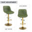 Adjustable Faux Leather Bar Stools with Base for Kitchen Island and Bar-116918882-116918885