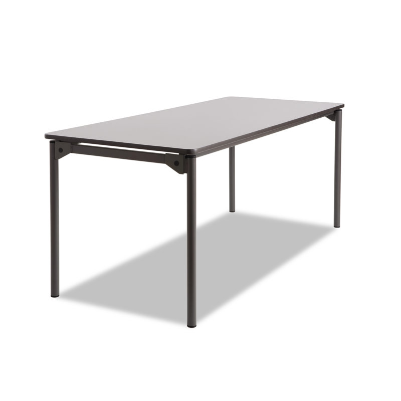 Table pliante rectangulaire 72'', Gris, H 29,5 po x l 72 po x P 30 po