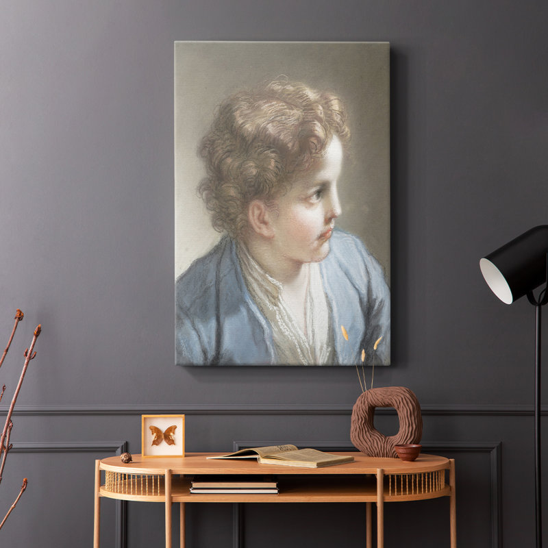 Impression de portrait rétro Cxxiii - galerie enveloppée de cavas, H 18 po x l 12 po