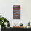  «Nrv Text» par Art Licensing Studio, art mural en verre acrylique, 12 po x 24 po