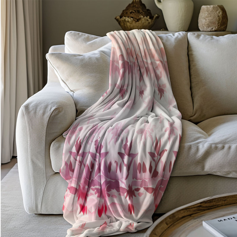 Gradient Love - 1 Piece Premium Blanket, Twin