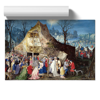 The Adoration Of The Kings by Pieter Bruegel The Elder - No Frame Painting