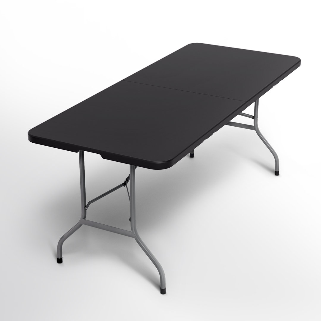 Plastic Folding Card Table, Indoor Outdoor Portable Picnic Table with Carrying Handle for Camping Bring Home Furniture 