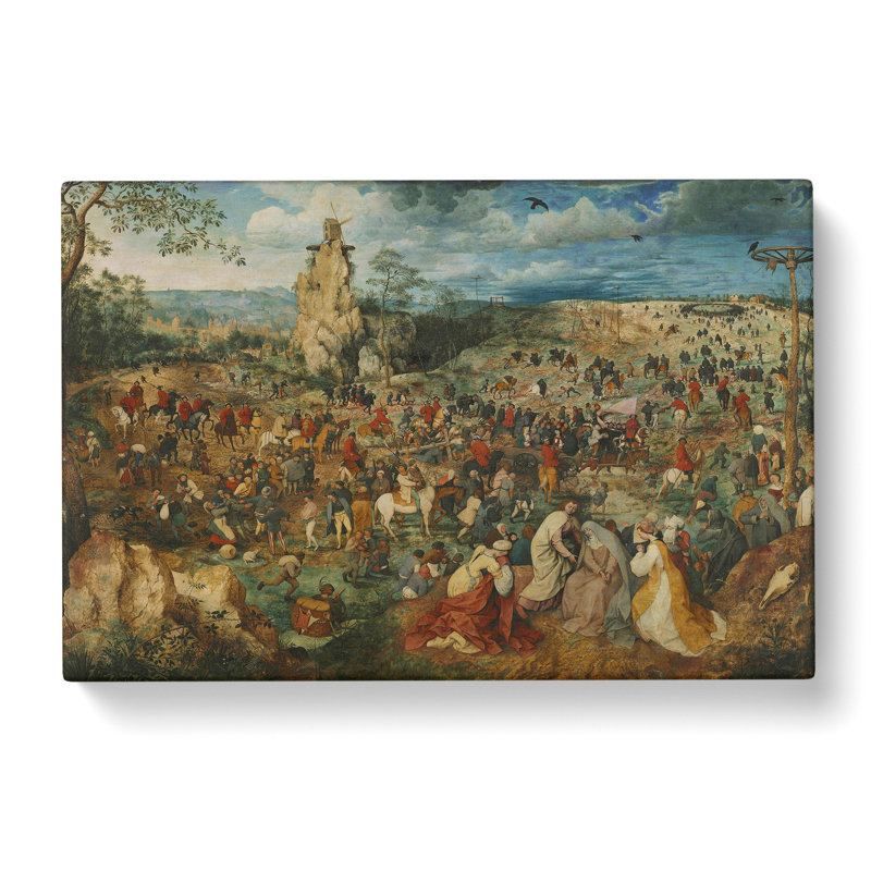 Christ Carrying the Cross by Pieter Bruegel the Elder - Wrapped Canvas, 35cm H x 50cm W x 3cm D