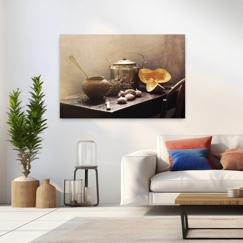 Art contemporain, paysage contemporain abstrait rustique, art de la nature, H 32 po x l 48 po