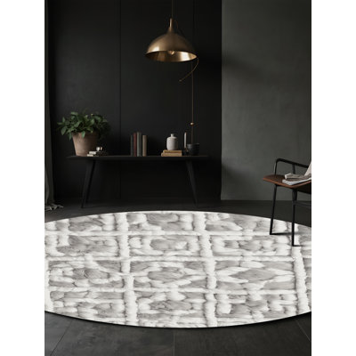 Tapis gris lavable à la machine