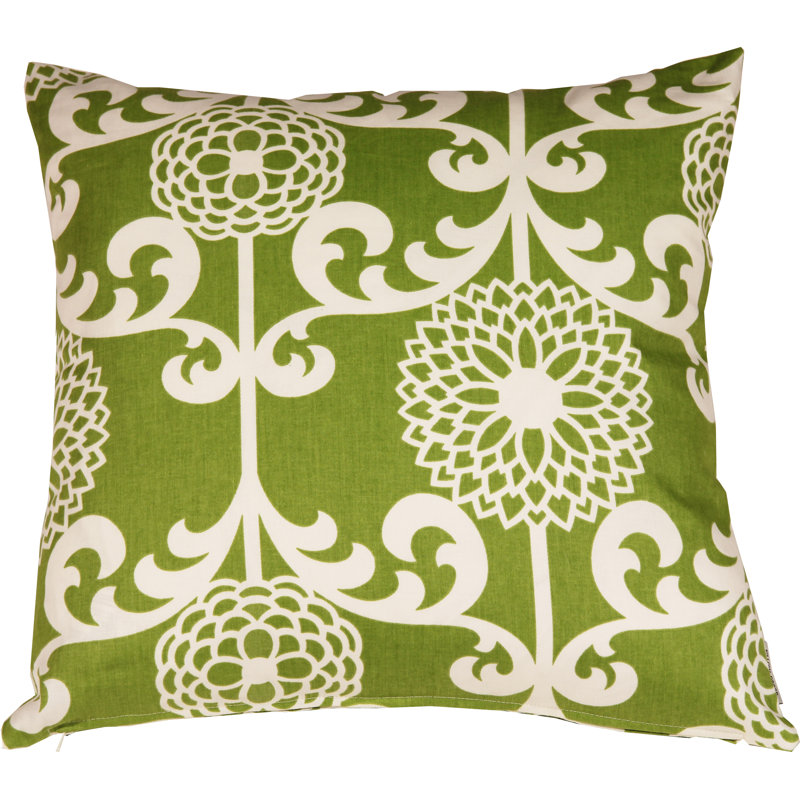 Housse et insert de coussin en coton Waverly, Épinette