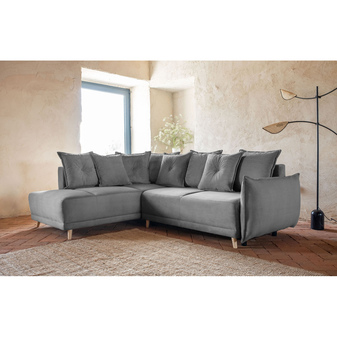 Lazy Lukka Ecksofa mit Bettfunktion und Bettkasten