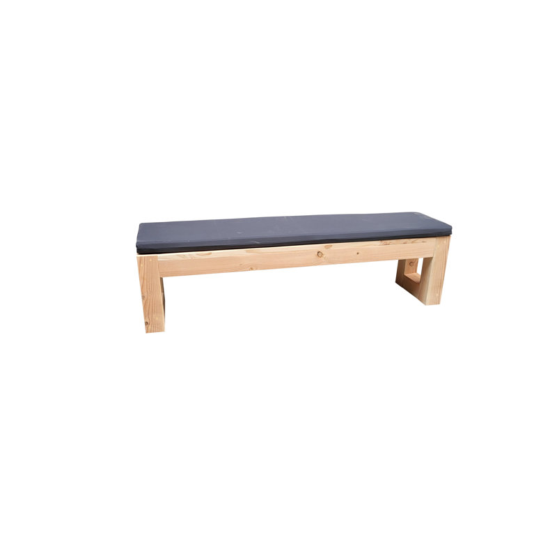 Pisinemo Manufactured Wood Garden Bench, 50 cm H x 140 cm W x 38 cm D