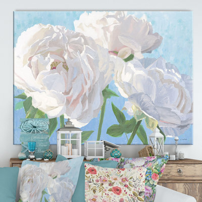 « floral sentiments i crop », reproduction sur toile tendue sur toile