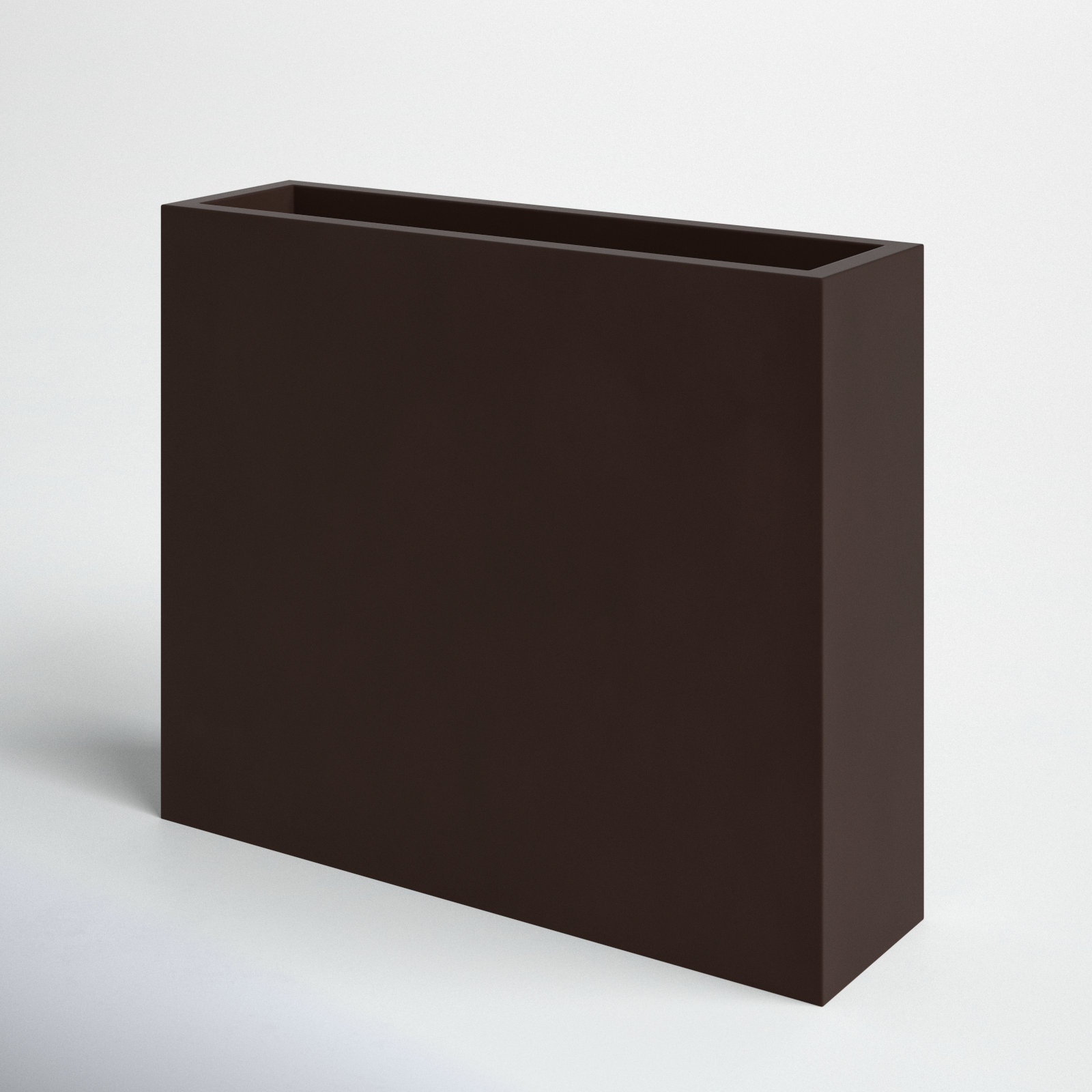 Connoisseur Planter Box, 30" H x 36" W x 12" D, Brown