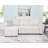 Reversible Velvet Sectional Sleeper Sofa Bed with Storage Chaise – Pull Out Convertible Couch-1017160174-1017160086