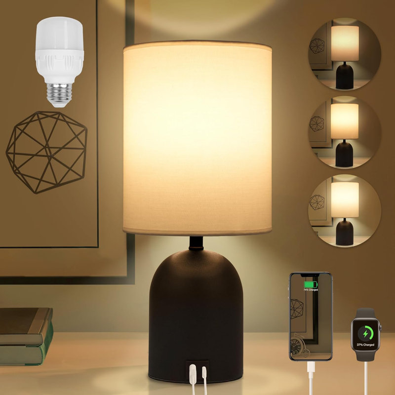 Bedside Dimmable Touch Table Lamp