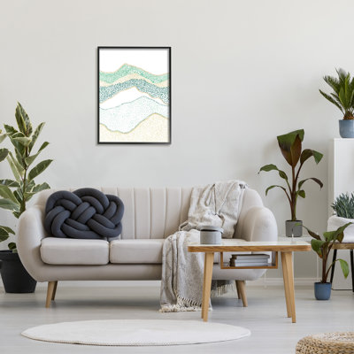 " Abstract Mountain Peaks Pattern " by Vanna Lam