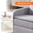 Marcisha Swivel Rocking Recliner Chair, Rocker Nursery Glider Chair-1377257762