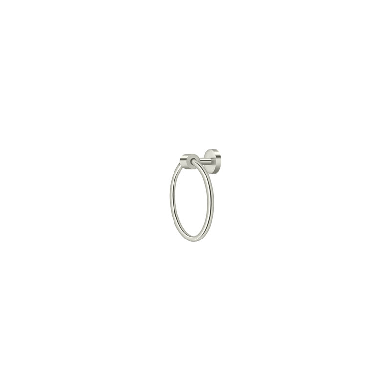 Deltana BBS2008-14 6-1/2" Diameter Sobe Series Towel Ring Polished Nickel