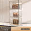 Organisateur de rangement de sac à main pour placard, 3 paquets de sac à main en plastique transparent en acrylique, sac à chaussures, figurine, bacs de rangement pour cosmétiques, organisateur de rangement magnétique