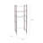 Galena Metal Freestanding Over The Toilet Storage