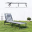 Chaise longue d'extérieur, chaise longue de plage-318582955