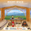 Tente campagnarde 4 saisons en toile Bell Yurt