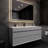 Albizu 59" Wall-Mounted Single Bathroom Vanity-69315953