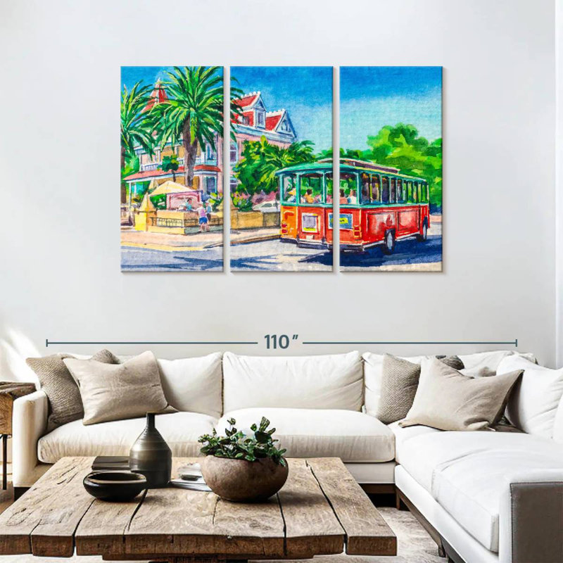 Mehar Key West Street Bus, H 48 po x l 74 po