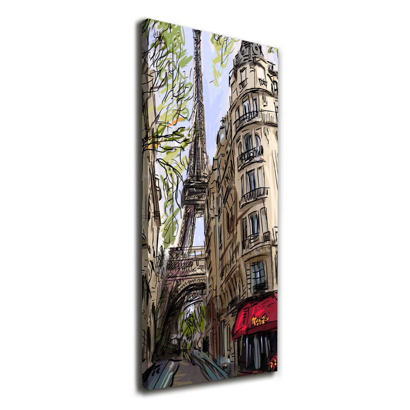 Eiffel Tower Paris - Wrapped Canvas Print