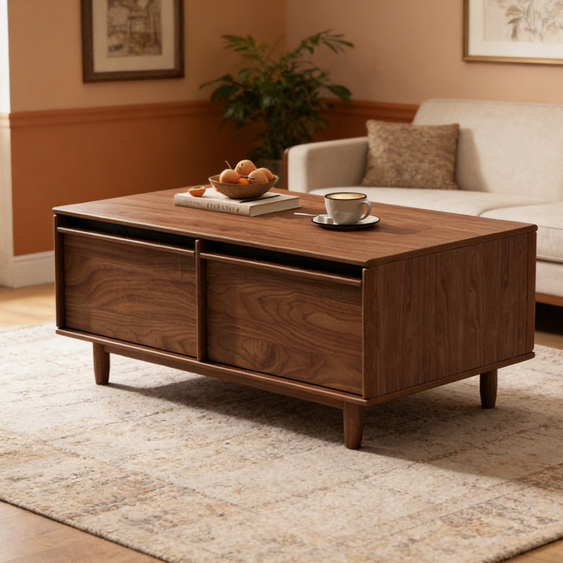 Simple Coffee Table with Drawer Storage