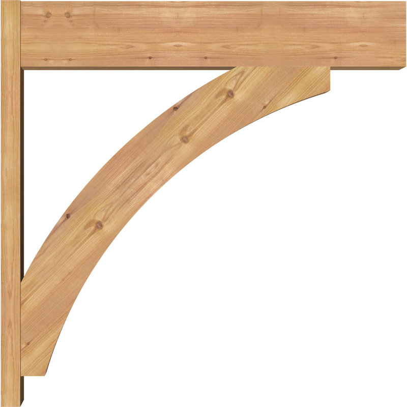 Bloc de bois rustique Thorton, Cèdre rouge occidental l 7 1/2 po (lisse), P 34 po x H 42 po