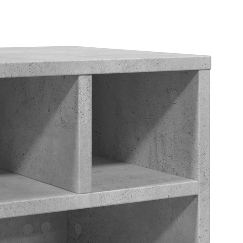 Printer Stand, Concrete Grey, 34.5cm H x 41cm W x 32cm D