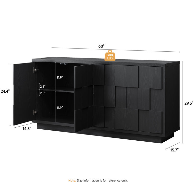 Buffet 60 po, Black