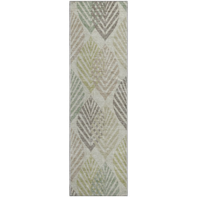 Premium Machine Washable Prisco Taupe Rug