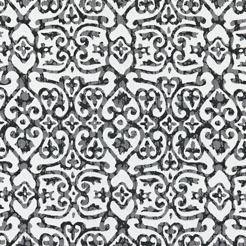 Endless Summer Kediri Fabric, Charcoal