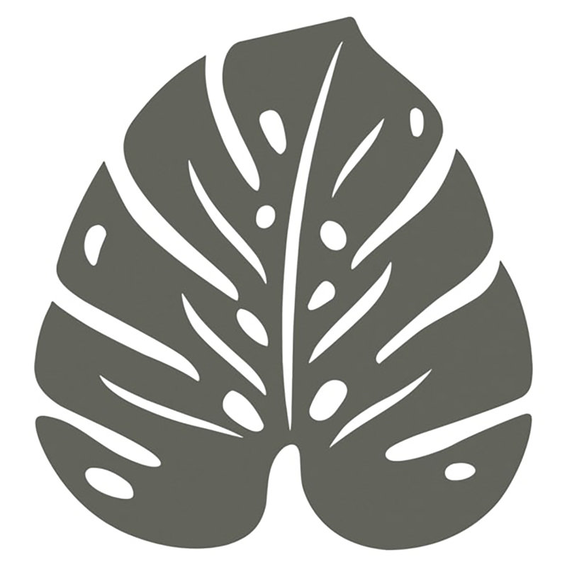 Monstera Trivet, Rosemary