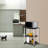 Algona 23.62" W Steel 3-Shelf Kitchen Cart with Locking Wheels-1268286778