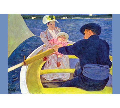 " The Boat Travel " by Mary Cassatt