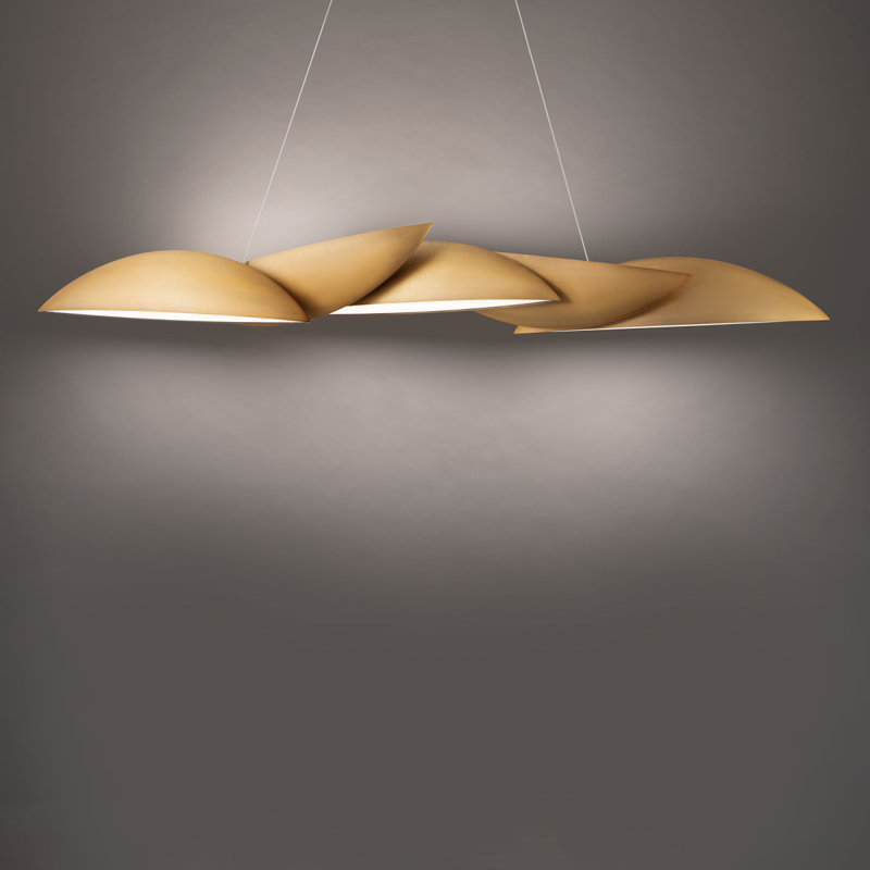 Sydney 5-Light Aged Brass LED Indoor/Outdoor Pendant