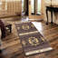Tapis brun en polypropylène, 5 pi 3 po X 7 po, style, teinture, pour les joies de la famille 5 pi 3 po 7 pi 3 po, design, maisons
