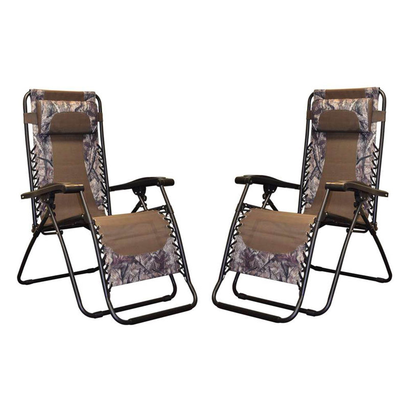 Cloud Comfort 38.9" Zero Gravity Lounger with Bungee Support