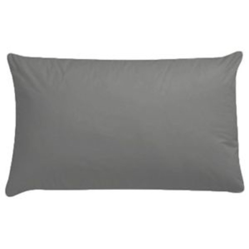 Ainzley 100% Cotton Pillowcase - Set of 2, Silver Grey