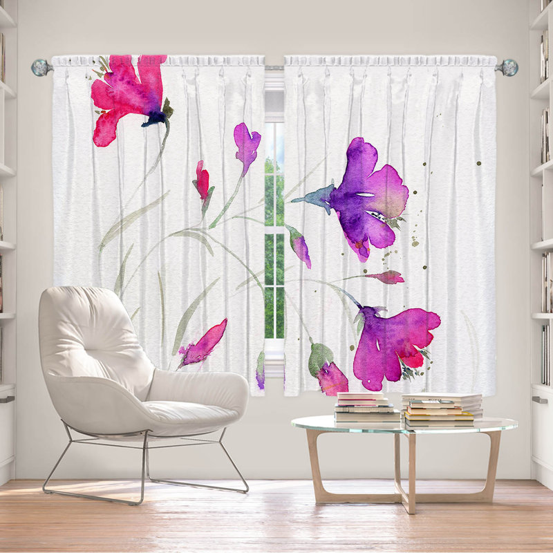 Delaughter Room Darkening Curtain Pair, 20" W x 61" L