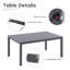 Table d'extérieur en aluminium-1437114419