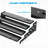 Expandable Step Spice Rack, Space-Saving Organizer (Black)
