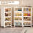4 Tier Stackable Storage Bins with Lids, 23Qt Plastic Storage Containers