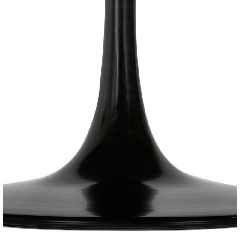 Jericka Pedestal Coffee Table, Black