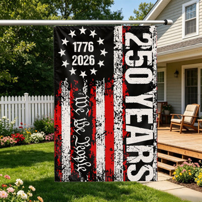 Drapeau de jardin à thème American